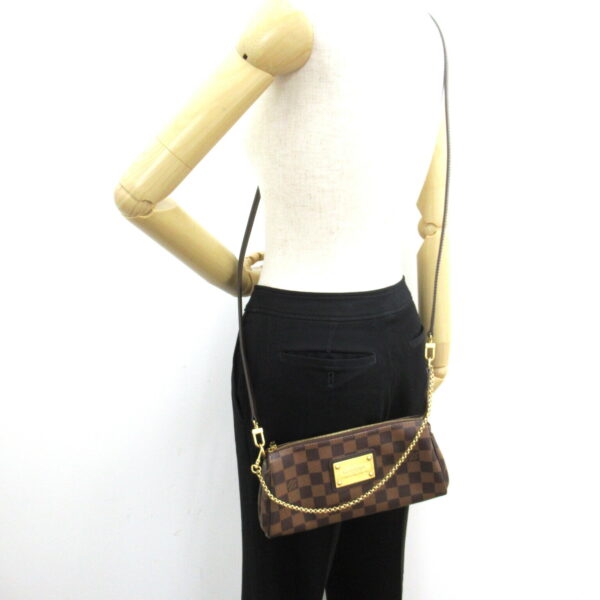 2118400113928 5 Louis Vuitton Eva 2way Shoulder Bag Damier Brown