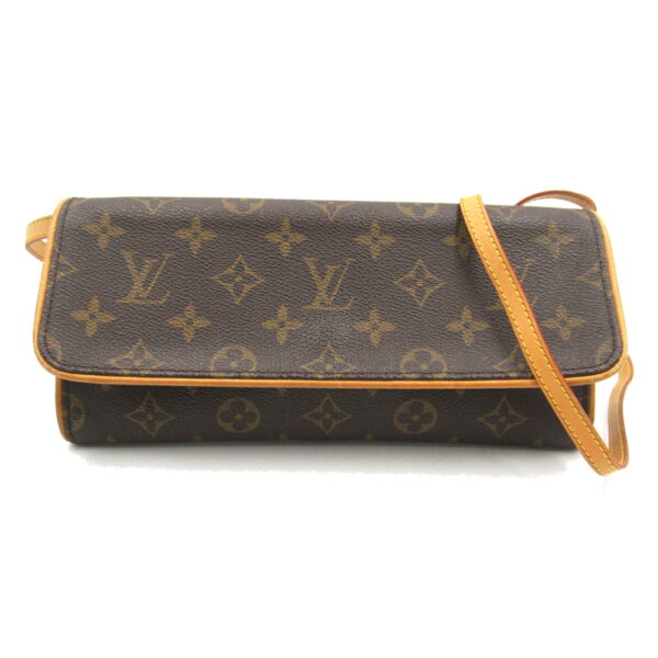 2118400114789 1 Louis Vuitton Pochette Twin GM Shoulder Bag Monogram Brown