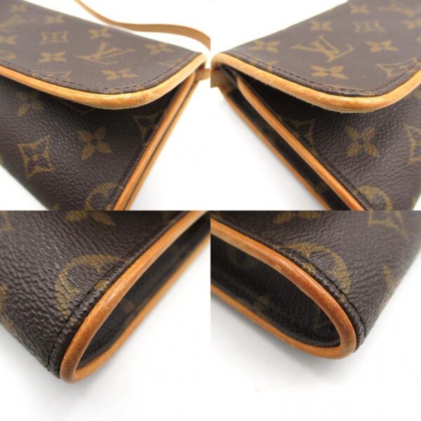 2118400114789 10c Louis Vuitton Pochette Twin GM Shoulder Bag Monogram Brown