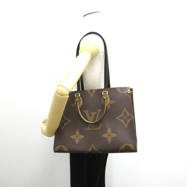 2118400115205 6 Louis Vuitton On the Go GM 2way Shoulder Bag Brown