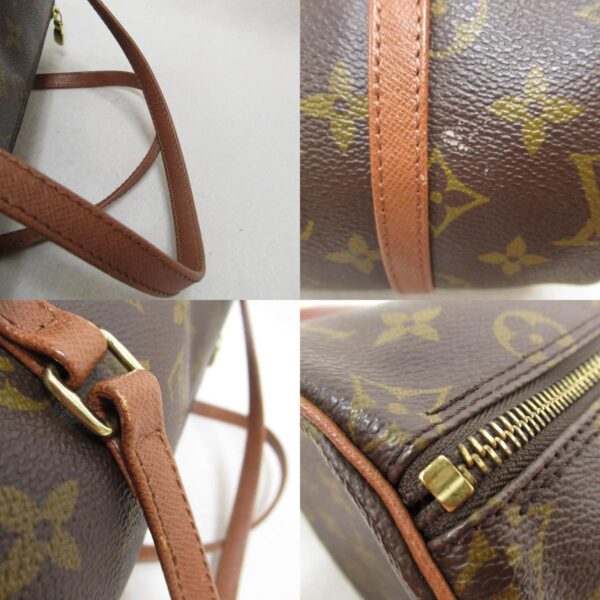 2118400121787 9c LOUIS VUITTON Papillon PM Shoulder Bag Monogram Brown