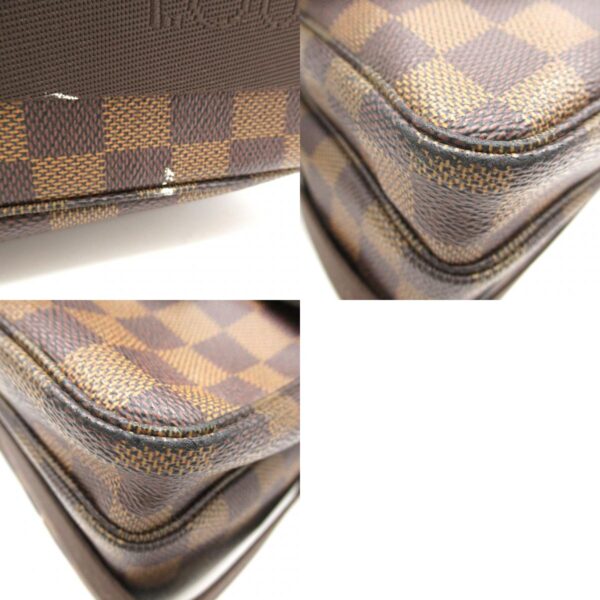 2118400123262 13c LOUIS VUITTON Broadway Shoulder Bag Damier Brown