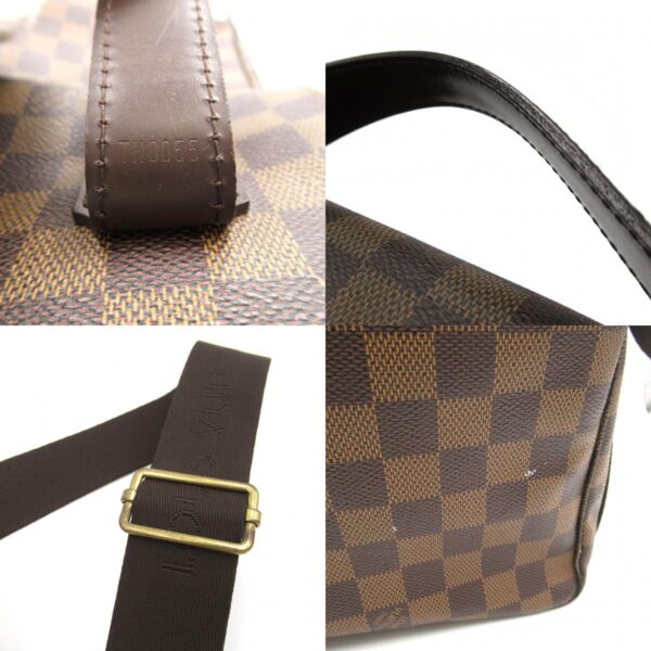 2118400123262 9c LOUIS VUITTON Broadway Shoulder Bag Damier Brown