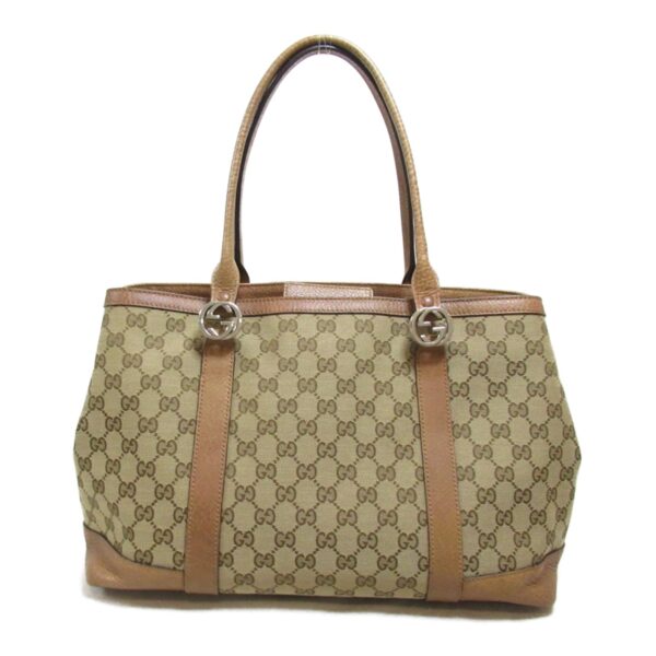 2118400124085 2 Gucci Gg Tote Bag Beige