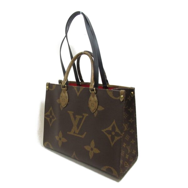 2118400124177 4 LOUIS VUITTON On the Go MM Tote Bag Monogram Giant Brown