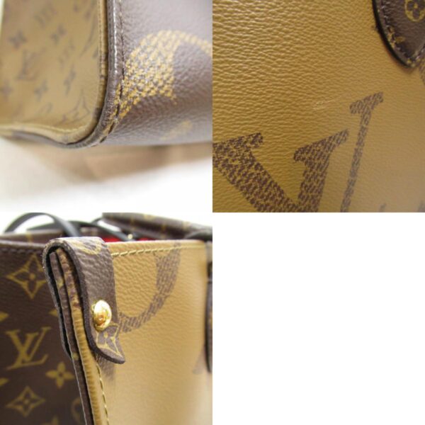 2118400124177 7c LOUIS VUITTON On the Go MM Tote Bag Monogram Giant Brown