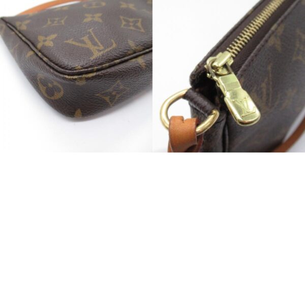 2118400124962 8c Louis Vuitton Pochette Accessory Monogram Pouch Brown