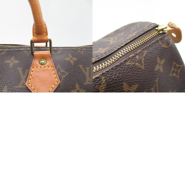 2118400125167 13c Louis Vuitton Speedy 35 Monogram Handbag Brown