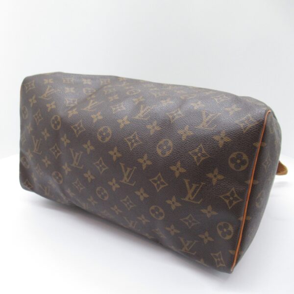 2118400125167 6 Louis Vuitton Speedy 35 Monogram Handbag Brown