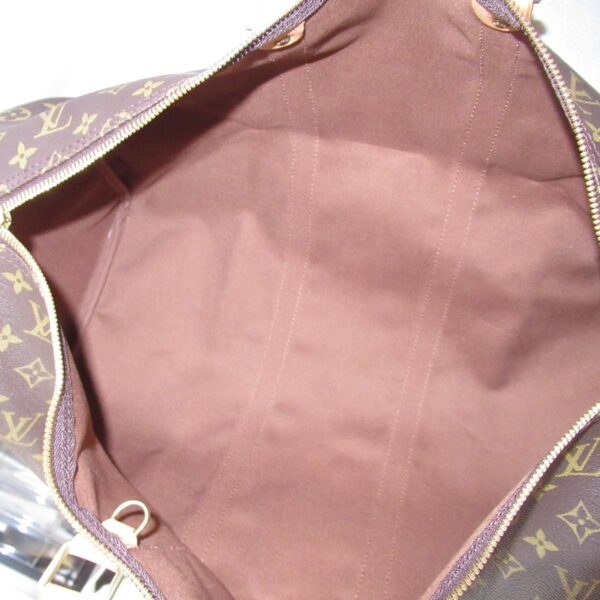 2118400125563 10 Louis Vuitton Keepall 50 Monogram Bag Brown