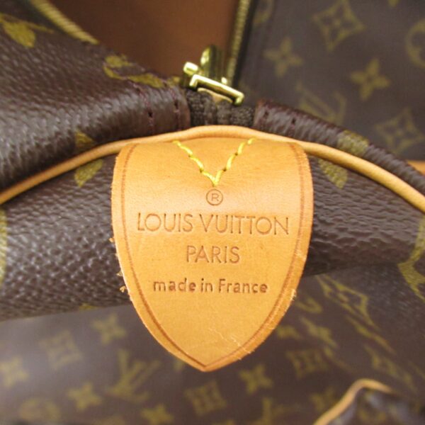 2118400125563 11 Louis Vuitton Keepall 50 Monogram Bag Brown