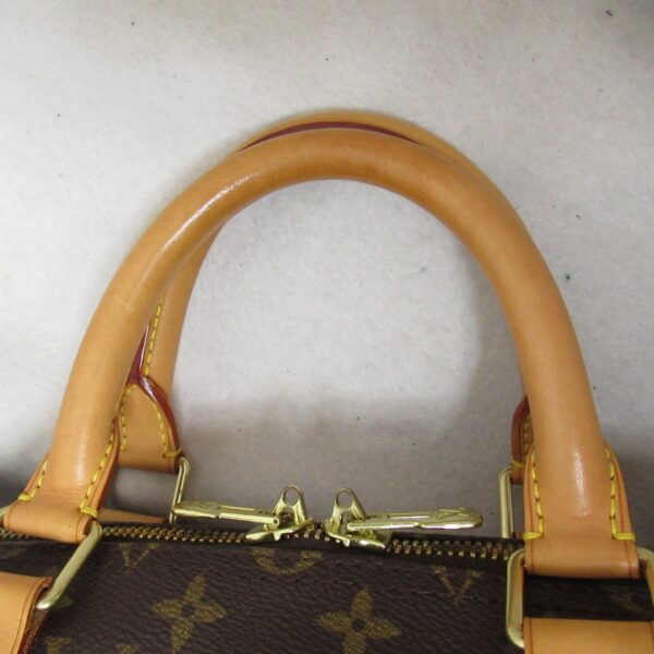 2118400125563 8 Louis Vuitton Keepall 50 Monogram Bag Brown