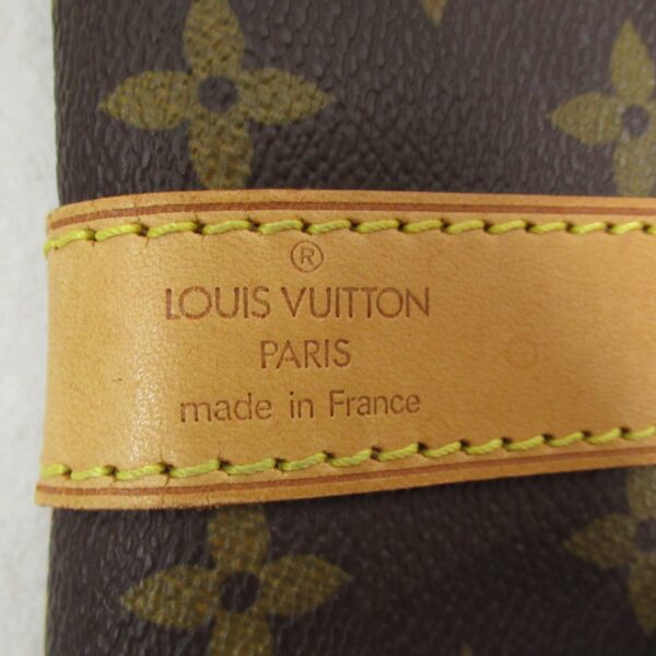 2118400126935 14 Louis Vuitton Keepall Bandouliere 55 Monogram Bag Brown