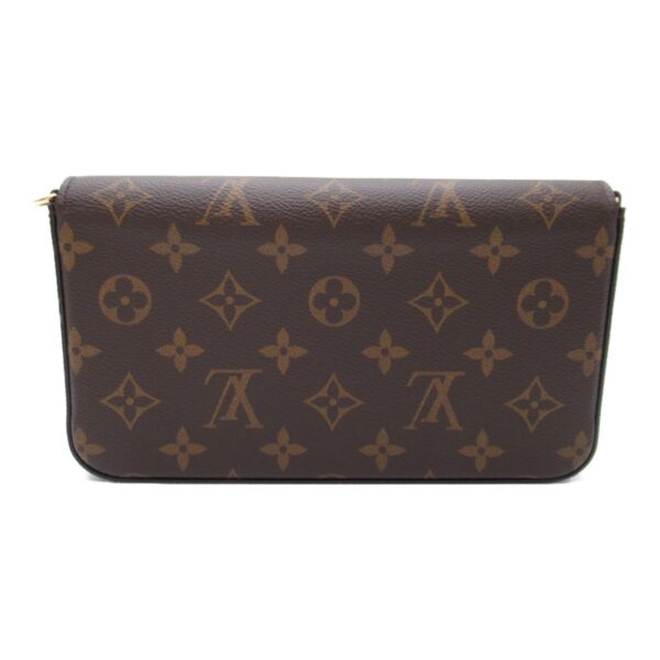 2118400129332 6 Louis Vuitton Pochette Félicie Monogram Chain Shoulder Bag Brown