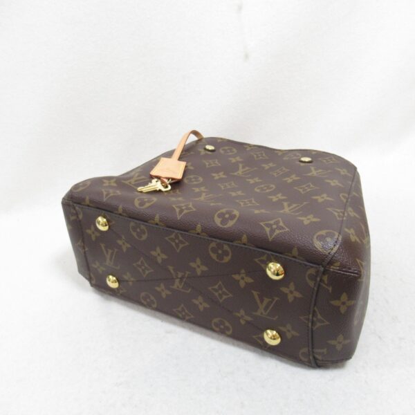 2118400136477 5 Louis Vuitton Montaigne BB Tote Bag Monogram Brown