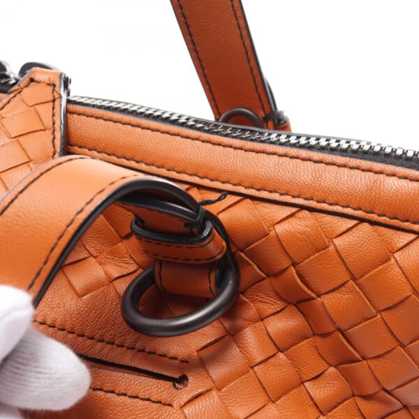 2118400141693 5 Bottega Veneta Intrecciato Leather Handbag Orange