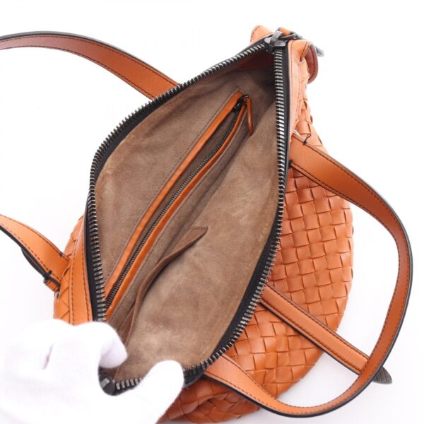 2118400141693 7 Bottega Veneta Intrecciato Leather Handbag Orange