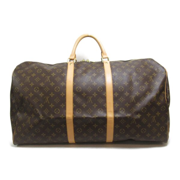 2118500040933 3 Louis Vuitton Keepall 60 Bag Monogram Brown