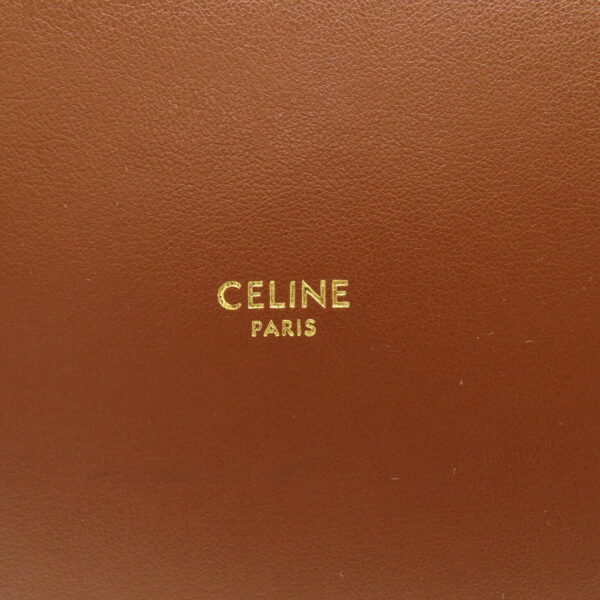 2118500044177 8 Celine Teen Bucket 16 Calf Leather 2Way Shoulder Bag Brown