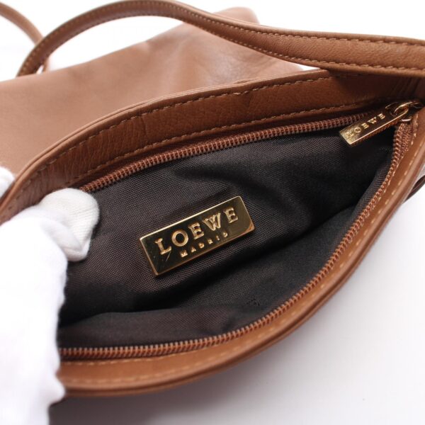 2118500044412 4 Loewe Anagram Leather Shoulder Bag Brown