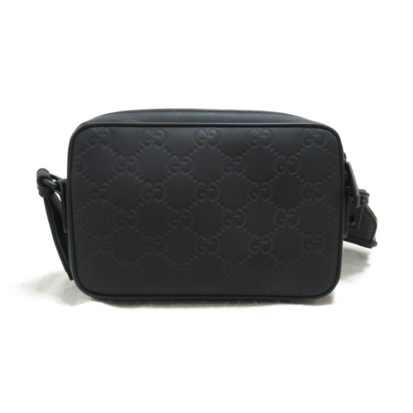 2118500046133 4 Gucci Gg Rubber Crossbody Bag Black