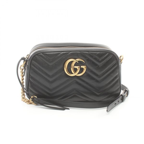 2118500046997 1 Gucci Gg Marmont Shoulder Bag Black