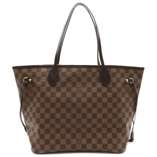 2118700049880 1 Louis Vuitton Neverfull MM Tote Bag Damier Brown