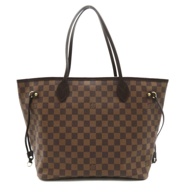 2118700049880 2 Louis Vuitton Neverfull MM Tote Bag Damier Brown