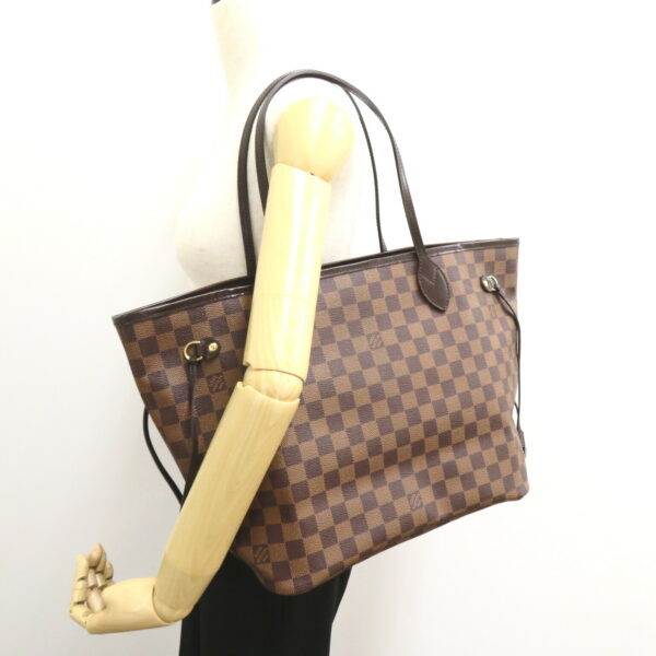 2118700049880 5 Louis Vuitton Neverfull MM Tote Bag Damier Brown