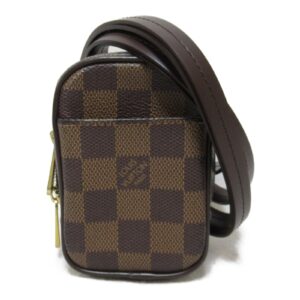 2118700051890 2 Gucci GG Canvas Crossbody Bag Leather Khaki Brown