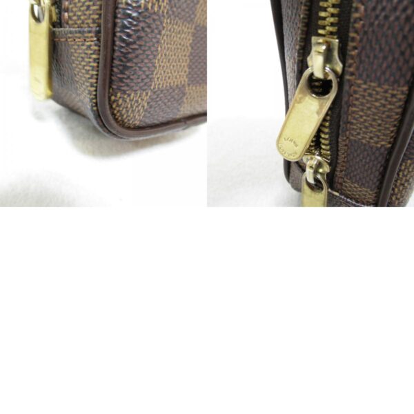 2118700051890 7c Louis Vuitton Etui Okapi PM Digital Camera Case Damier Brown