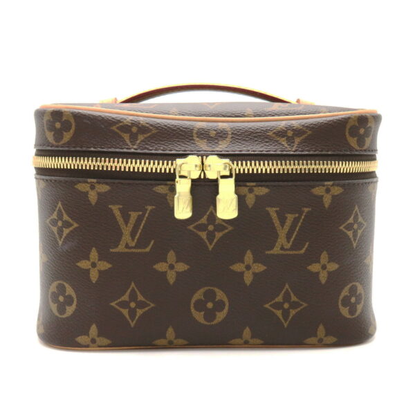 2118700056352 1 Louis Vuitton Nice Mini Vanity Bag Monogram Brown