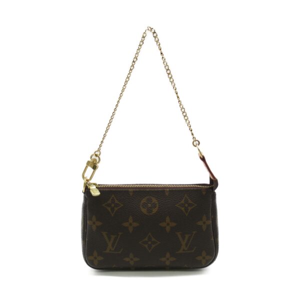 2118800082817 3 Louis Vuitton Mini Pochette Accessories Pouch Monogram Brown