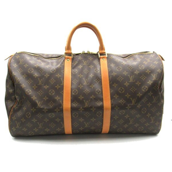 2118800092205 1 Louis Vuitton Keepall 55 Bag Monogram Brown