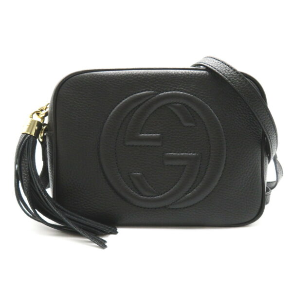 2118800094278 1 Gucci Soho Shoulder Bag Black