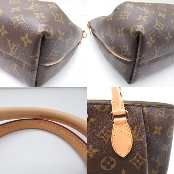 2118800095213 7c LOUIS VUITTON Turenne PM Tote Bag Monogram Brown