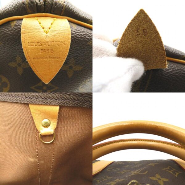 2118800100788 8c Louis Vuitton Keepall 55 Monogram Bag Brown