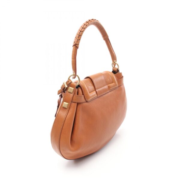 2118800105004 2 Celine Leather Shoulder Bag Brown