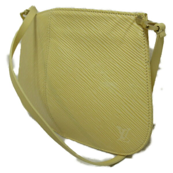 2118900026179 3 Louis Vuitton Pochette Demilune Pouch Epi Yellow Vanilla