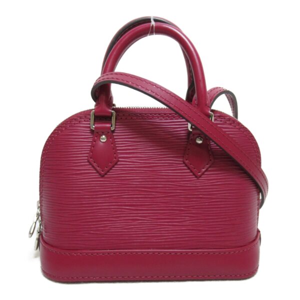 2118900027367 2 Louis Vuitton Nanoalma 2way Shoulder Bag Epi Red