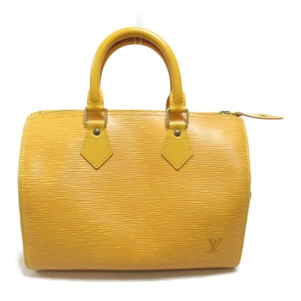 2118900031142 2 LOUIS VUITTON Speedy 25 Handbag Epi Bag Yellow