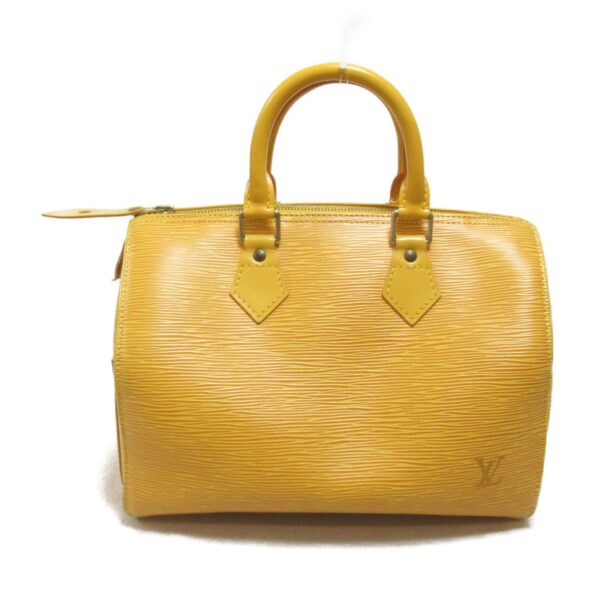 2118900031142 3 LOUIS VUITTON Speedy 25 Handbag Epi Bag Yellow