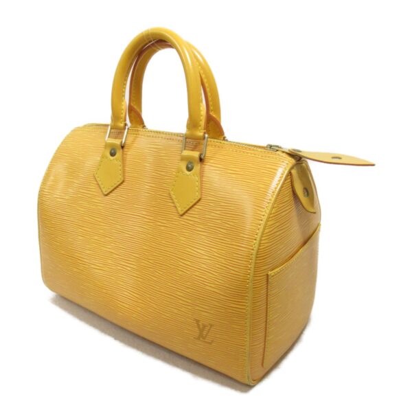 2118900031142 4 LOUIS VUITTON Speedy 25 Handbag Epi Bag Yellow