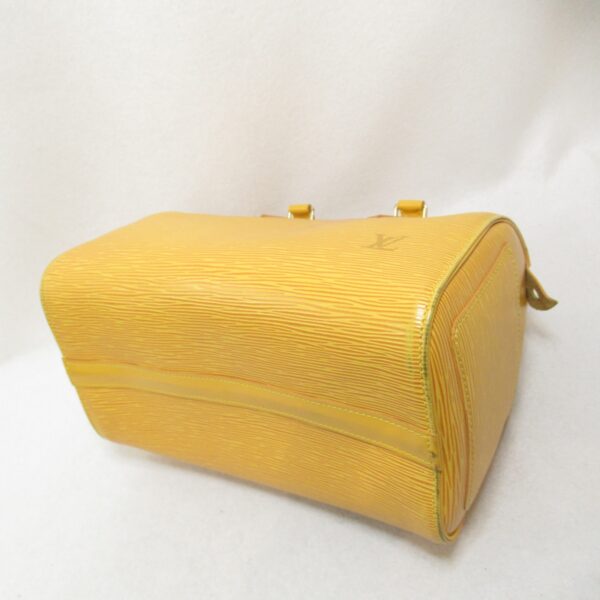 2118900031142 5 LOUIS VUITTON Speedy 25 Handbag Epi Bag Yellow