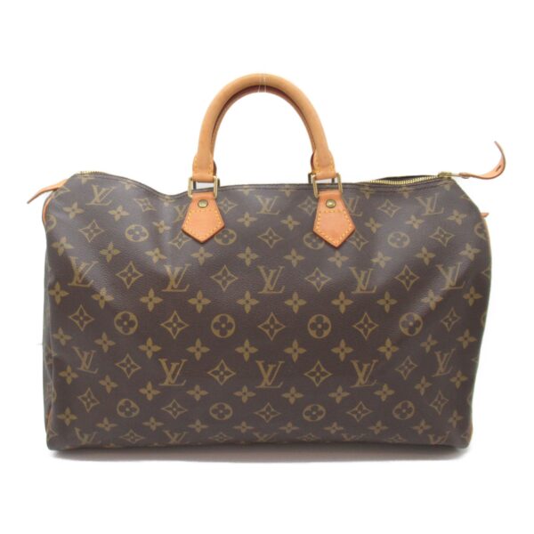 2118900031241 3 LOUIS VUITTON Speedy 40 Handbag Monogram Bag Brown