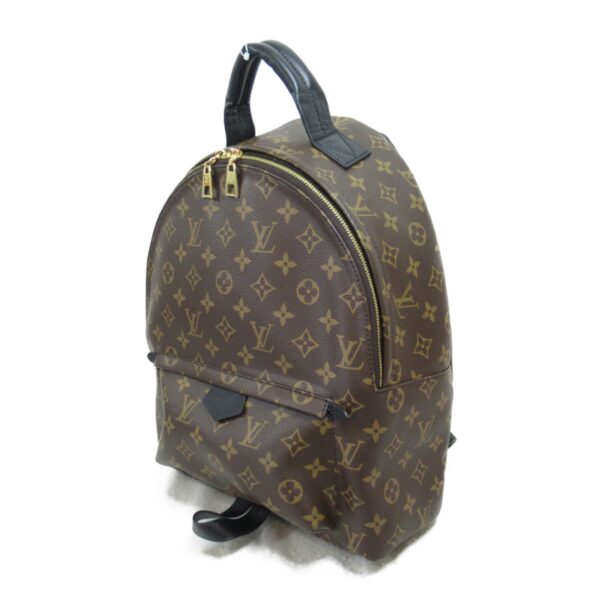 2118900035423 4 Louis Vuitton Palm Springs Backpack MM Monogram Black