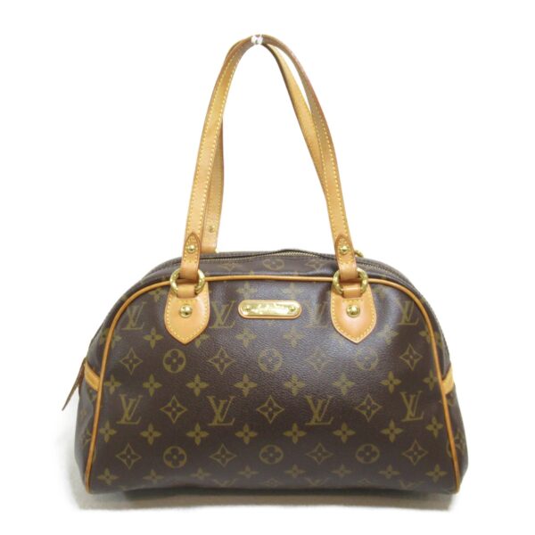 2119900001951 2 Louis Vuitton Montorgueil PM Shoulder Bag Monogram Brown