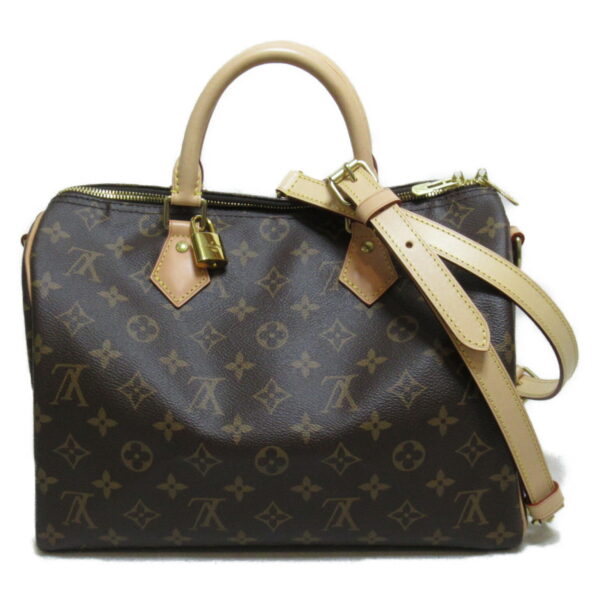 2119900002200 1 Louis Vuitton Speedy Bandouliere 30 2way Shoulder Bag Monogram Brown