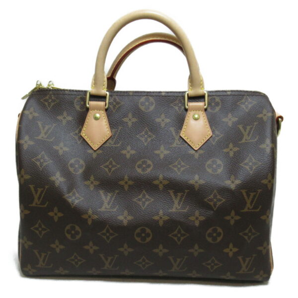 2119900002200 3 Louis Vuitton Speedy Bandouliere 30 2way Shoulder Bag Monogram Brown