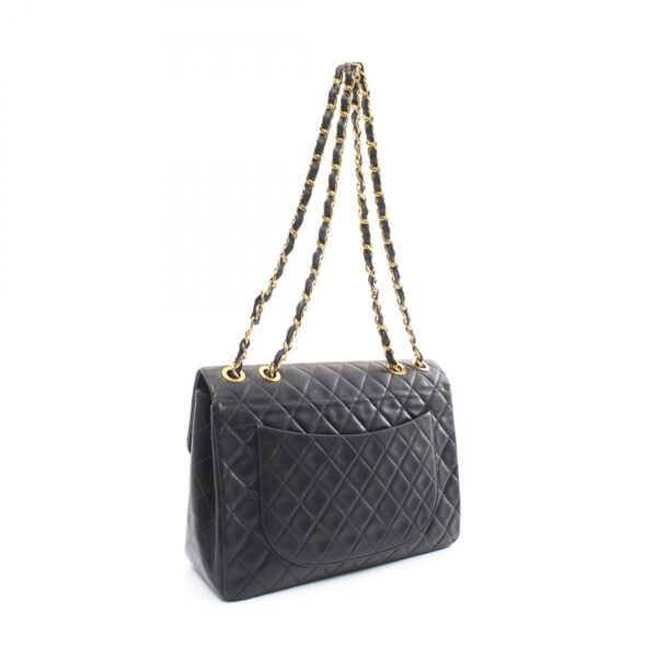 2119900008721 2 CHANEL Deca Matelasse 34 Shoulder Bag Lambskin Black